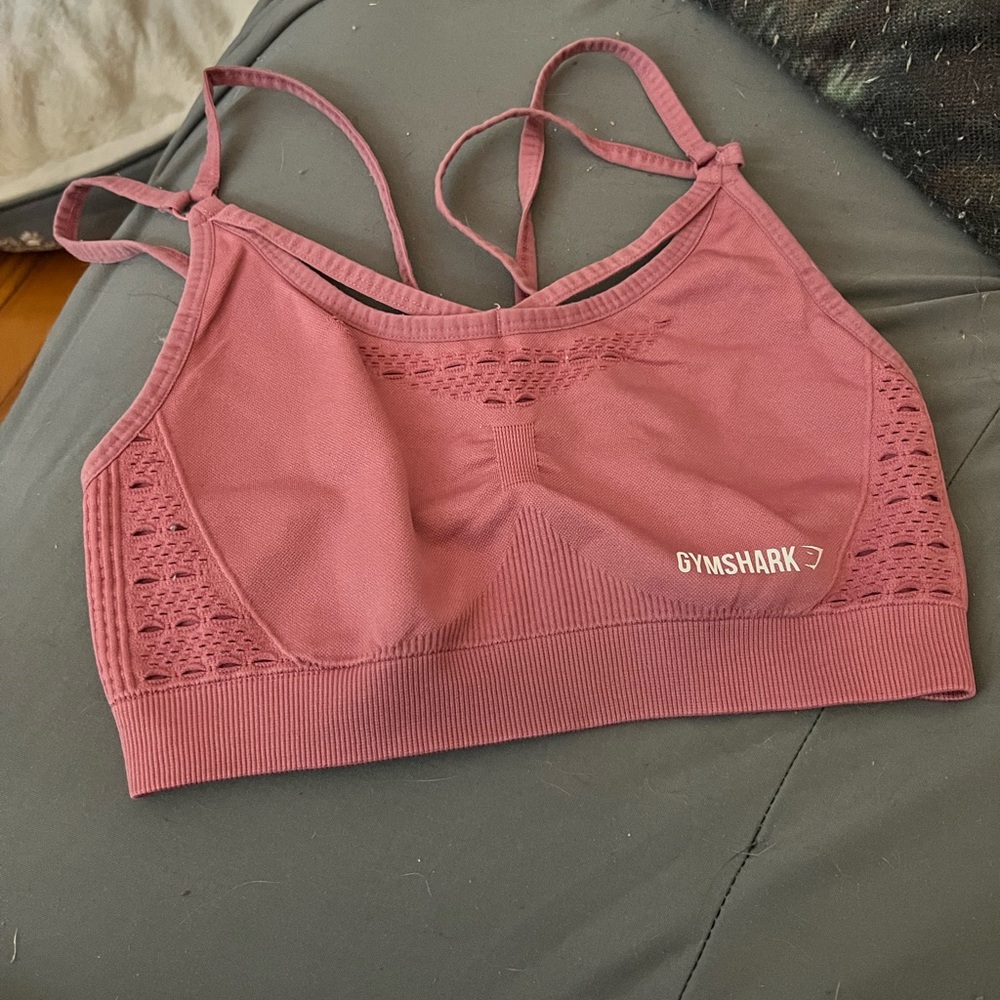 GYMSHARK Energy Seamless Sports Bra - Dusky Pink.